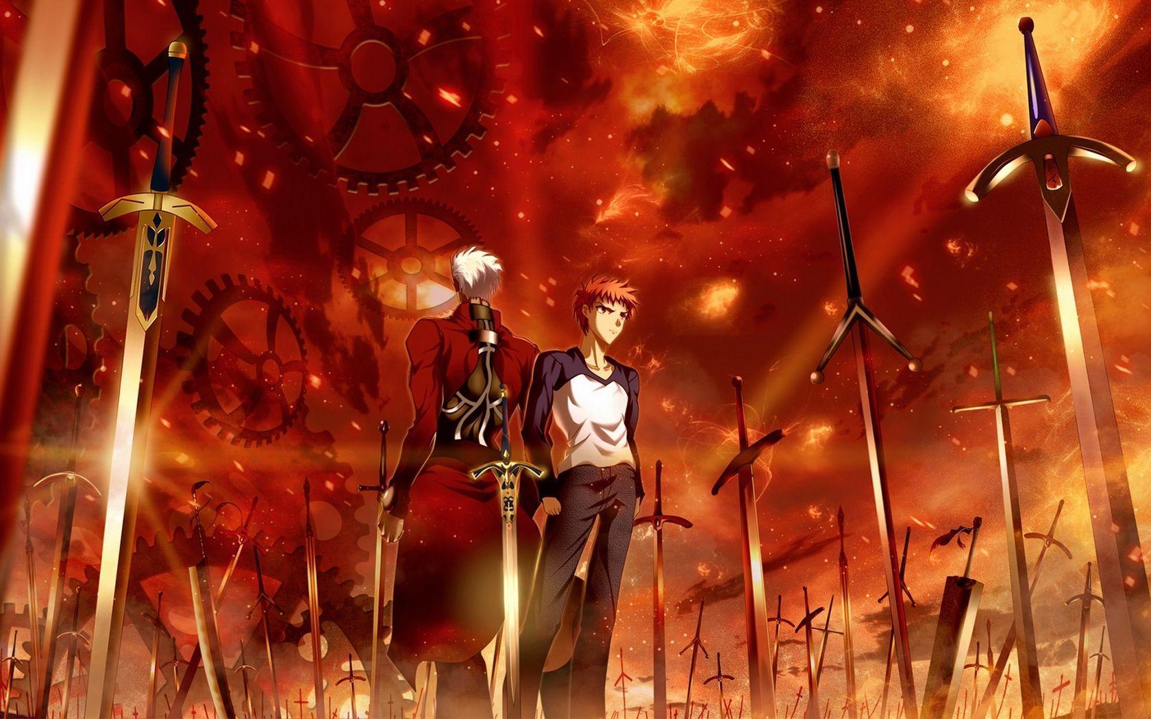 Fate/stay Night - Fate Stay Night Unlimited Blade Works , HD Wallpaper & Backgrounds