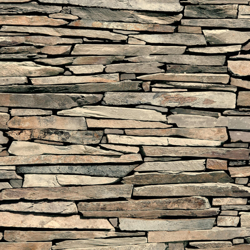 Muriva Stacked Slate Effect Sepia Wallpaper - Slate Wall Paper , HD Wallpaper & Backgrounds