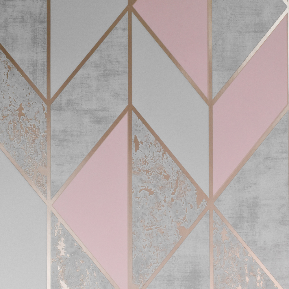 Superfresco Milan Geo Blush Pink Wallpaper - Geo Pink , HD Wallpaper & Backgrounds