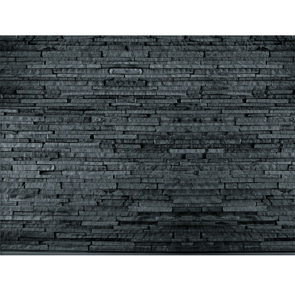 Charcoal Grey Slate Stone Effect Wallpaper Mural - Small Stone Texture Hd Wall , HD Wallpaper & Backgrounds