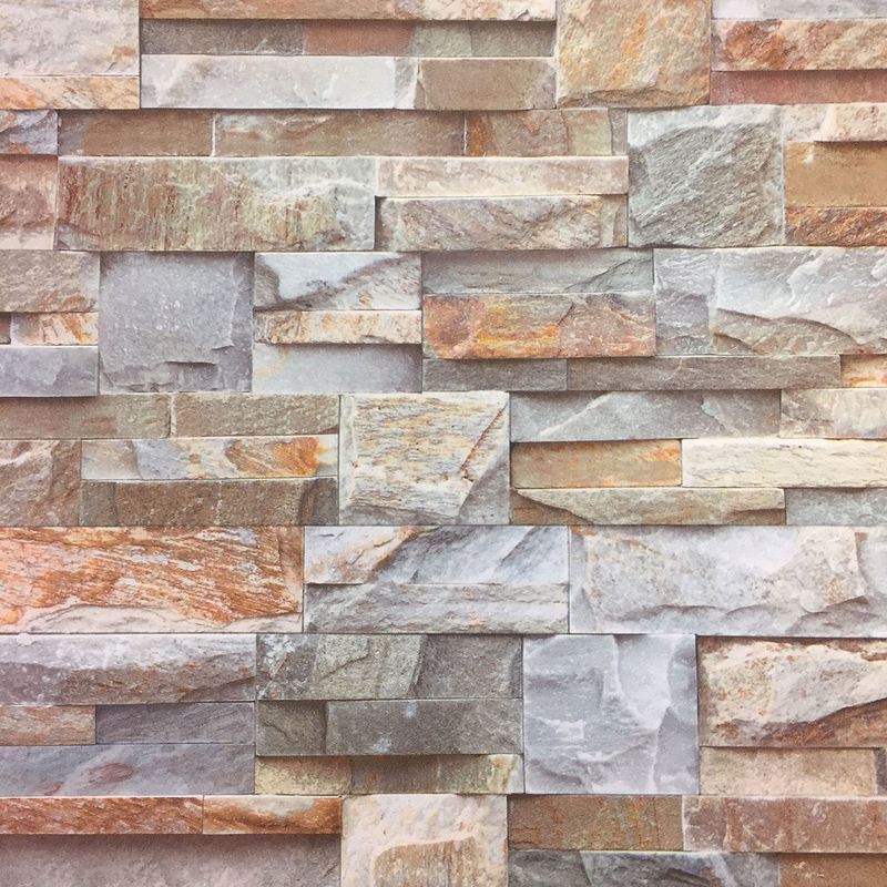 3d Slate Stone Brick Effect , HD Wallpaper & Backgrounds
