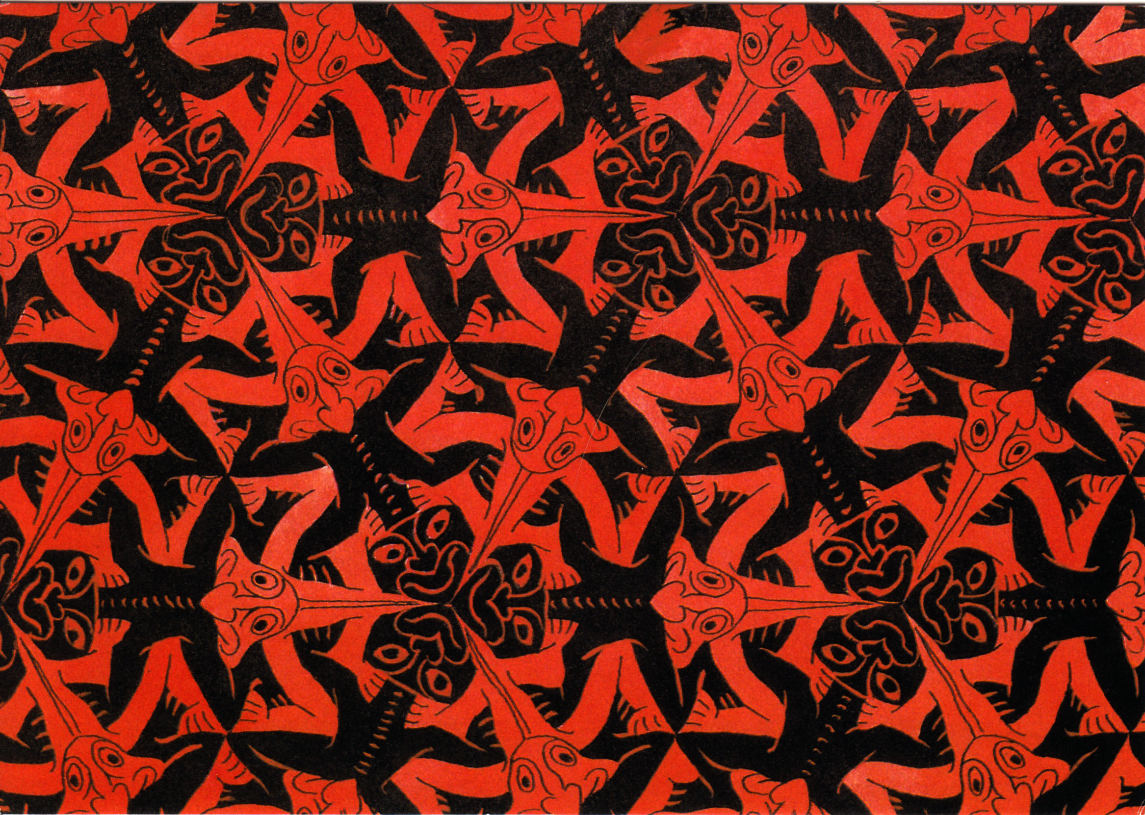 You Are Viewing Mc Escher Hd Wallpaper Color Palette - Mc Escher , HD Wallpaper & Backgrounds