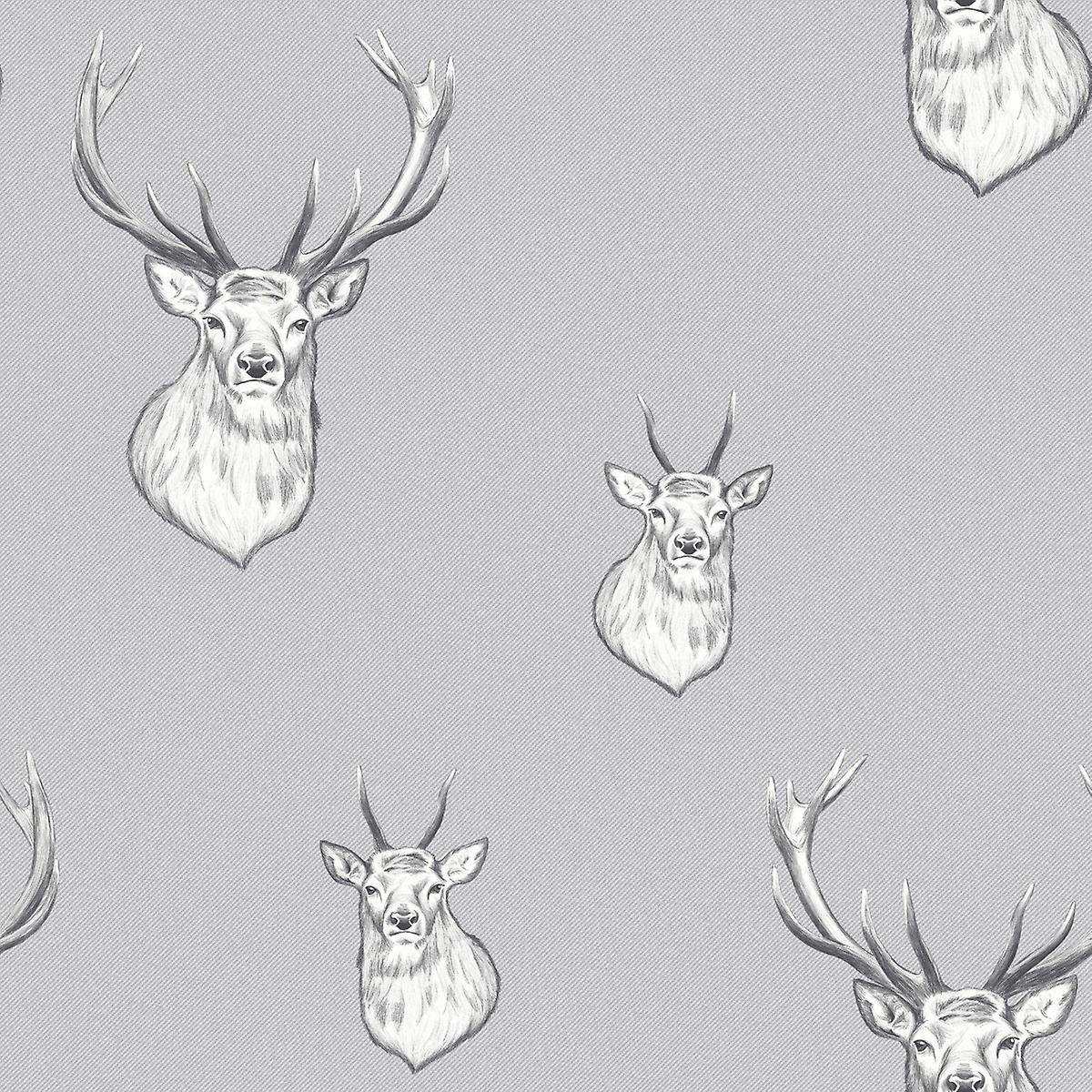 Stag Head Background , HD Wallpaper & Backgrounds