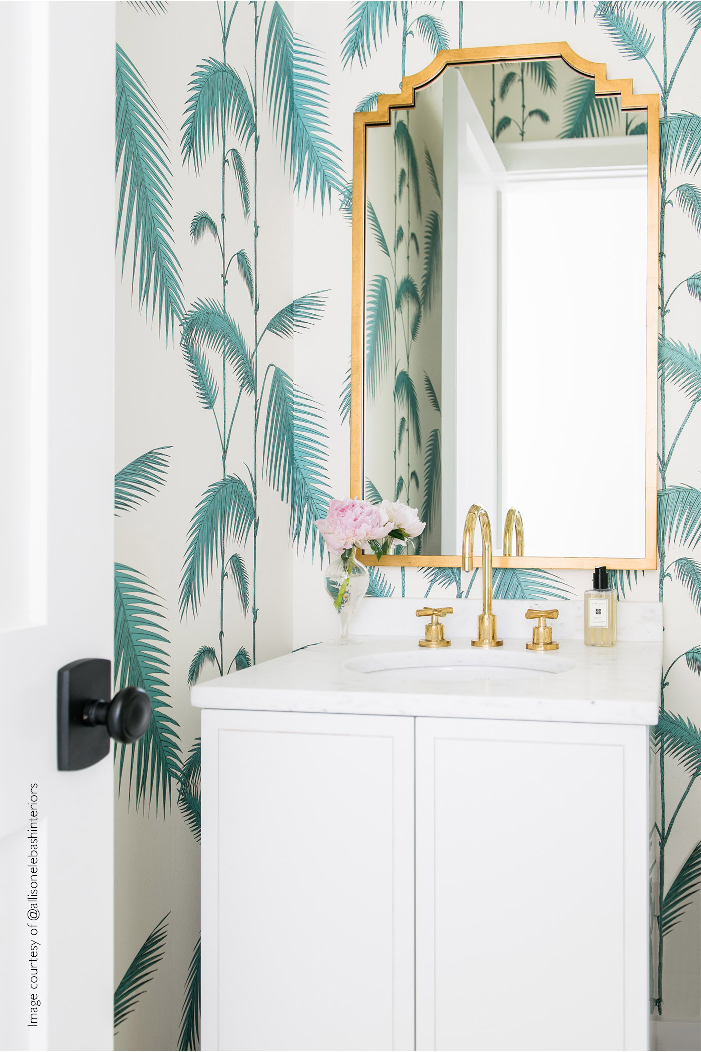 Bathroom Wallpaper Palm Leaves , HD Wallpaper & Backgrounds