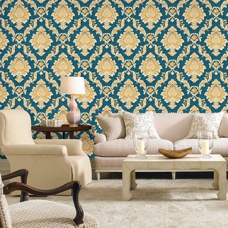 Decoration Paper Floral Design Vinyl Waterproof Wallpaper - Room Italy , HD Wallpaper & Backgrounds