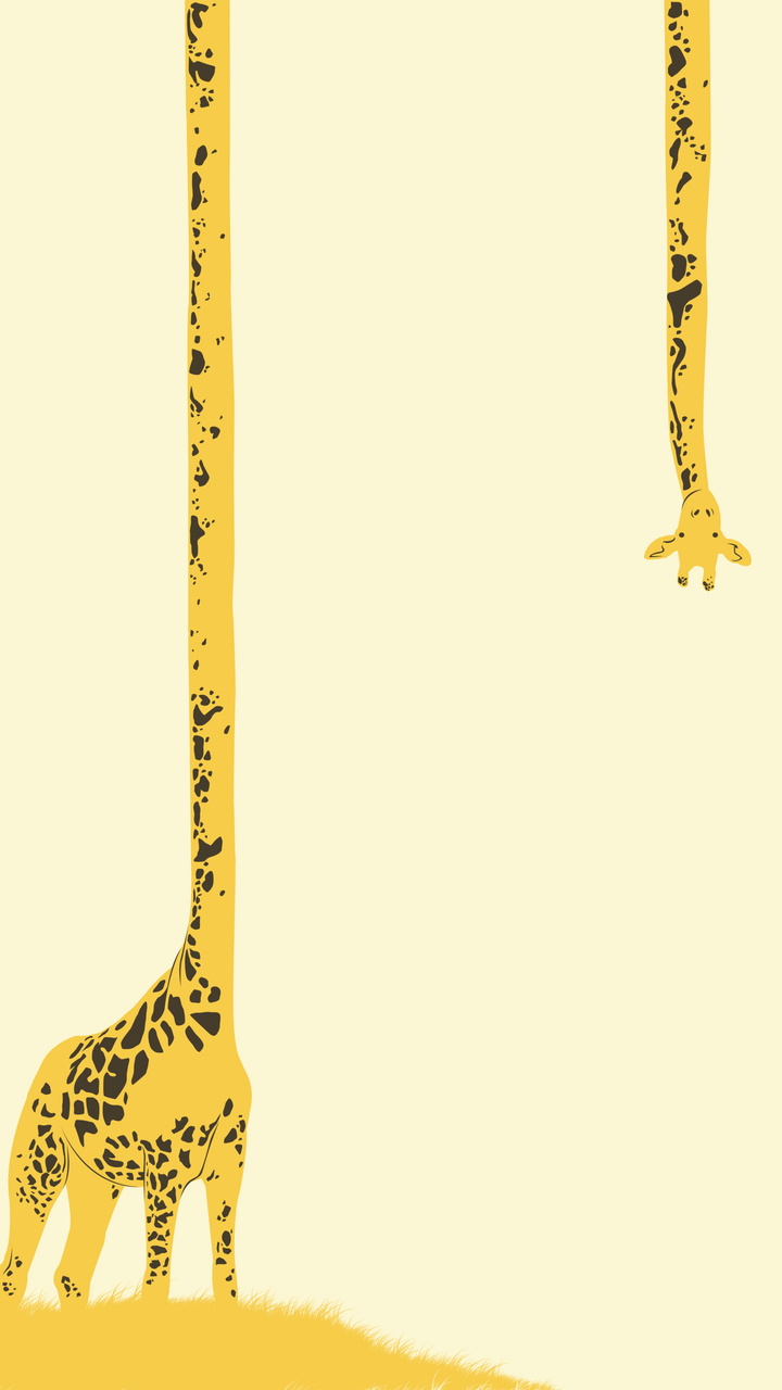 Giraffe, Wallpaper, And Animal Image - متن برای استوری شاد , HD Wallpaper & Backgrounds