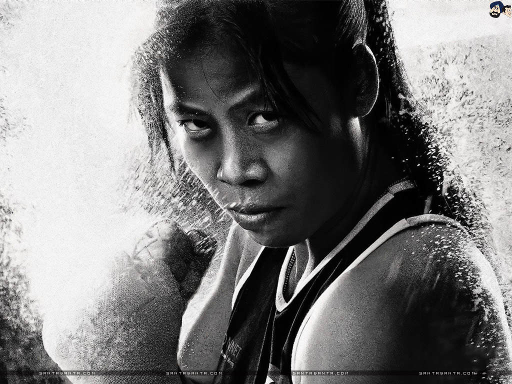 M C Mary Kom - Mary Kom Black And White , HD Wallpaper & Backgrounds