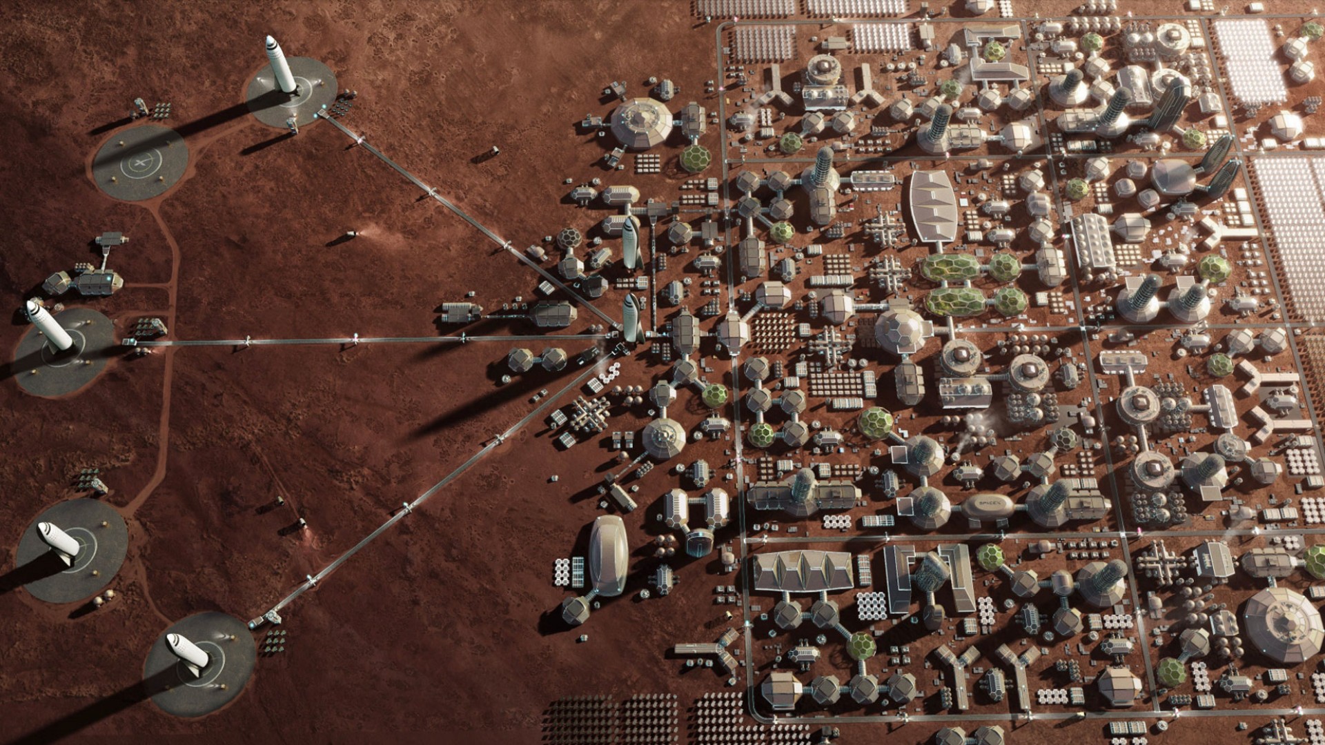 Mars Colony , HD Wallpaper & Backgrounds
