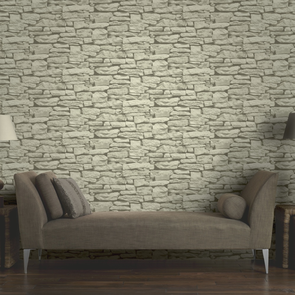 Arthouse Vip Moroccan Stone Wall Brick Photographic - Wallpaper , HD Wallpaper & Backgrounds