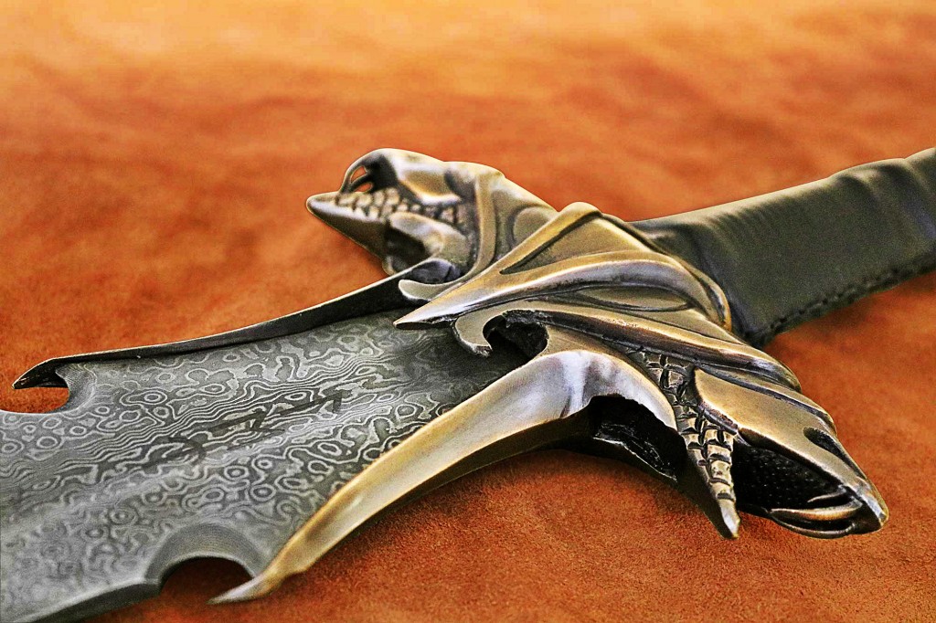 Steel Sword Wallpapers High Quality Download Free - Medieval Damascus Steel Sword , HD Wallpaper & Backgrounds
