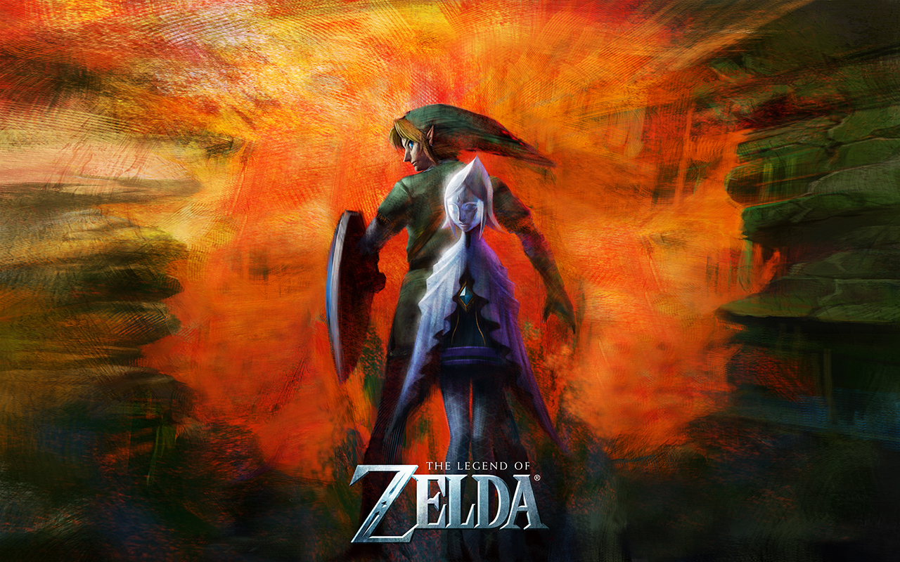 The Legend Of Zelda Skyward Sword Wallpaper - Legend Of Zelda Skyward Sword , HD Wallpaper & Backgrounds