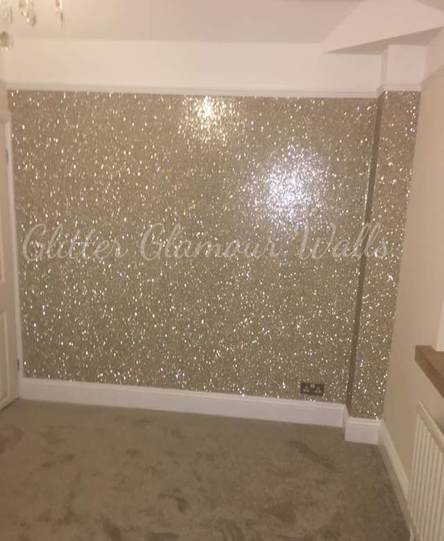 Glitter Wallpaper Ideas 3019728 Hd Backgrounds - Gold Glitter Wallpaper For Walls