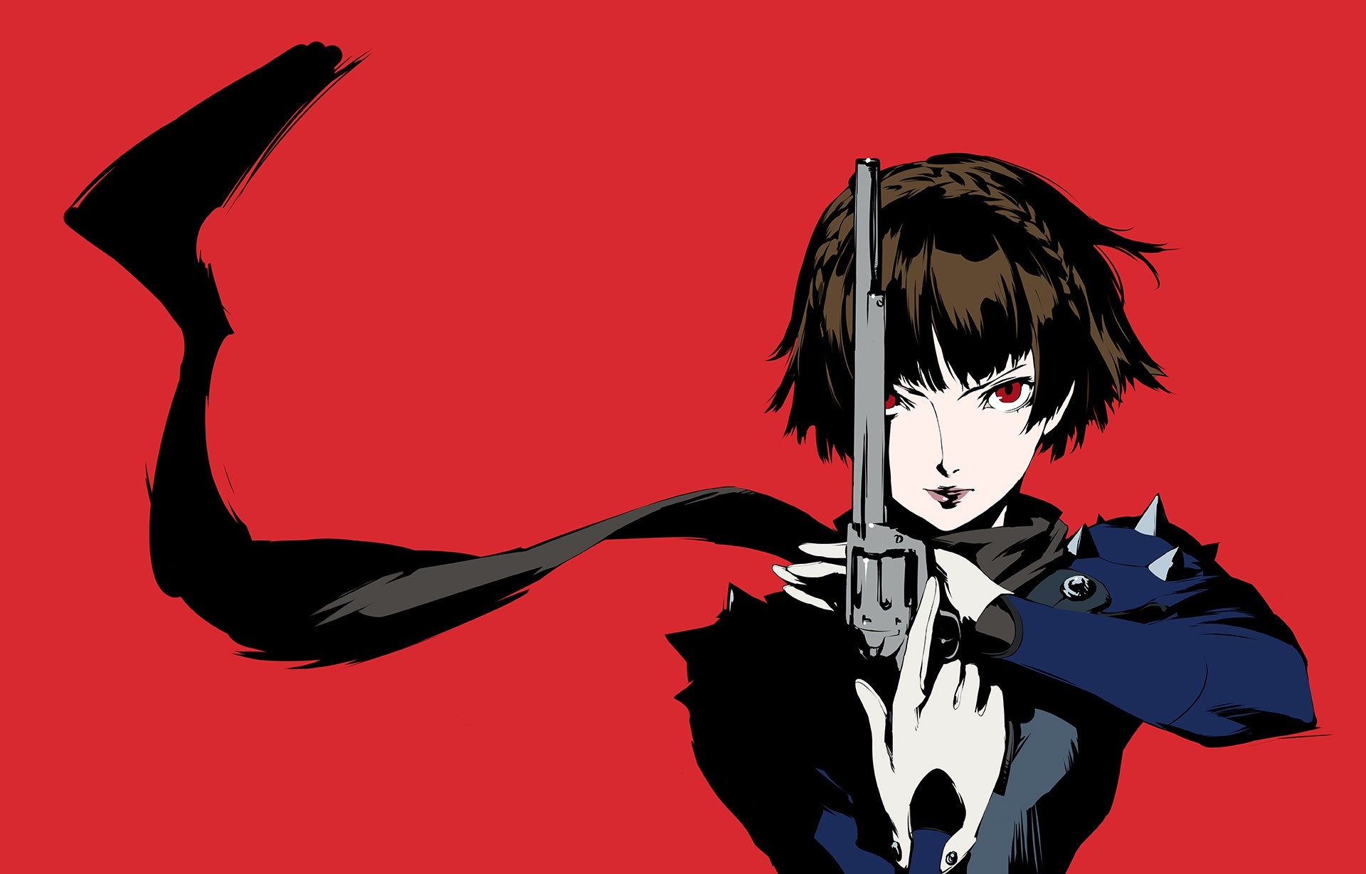 Persona 5 Makoto Gun , HD Wallpaper & Backgrounds