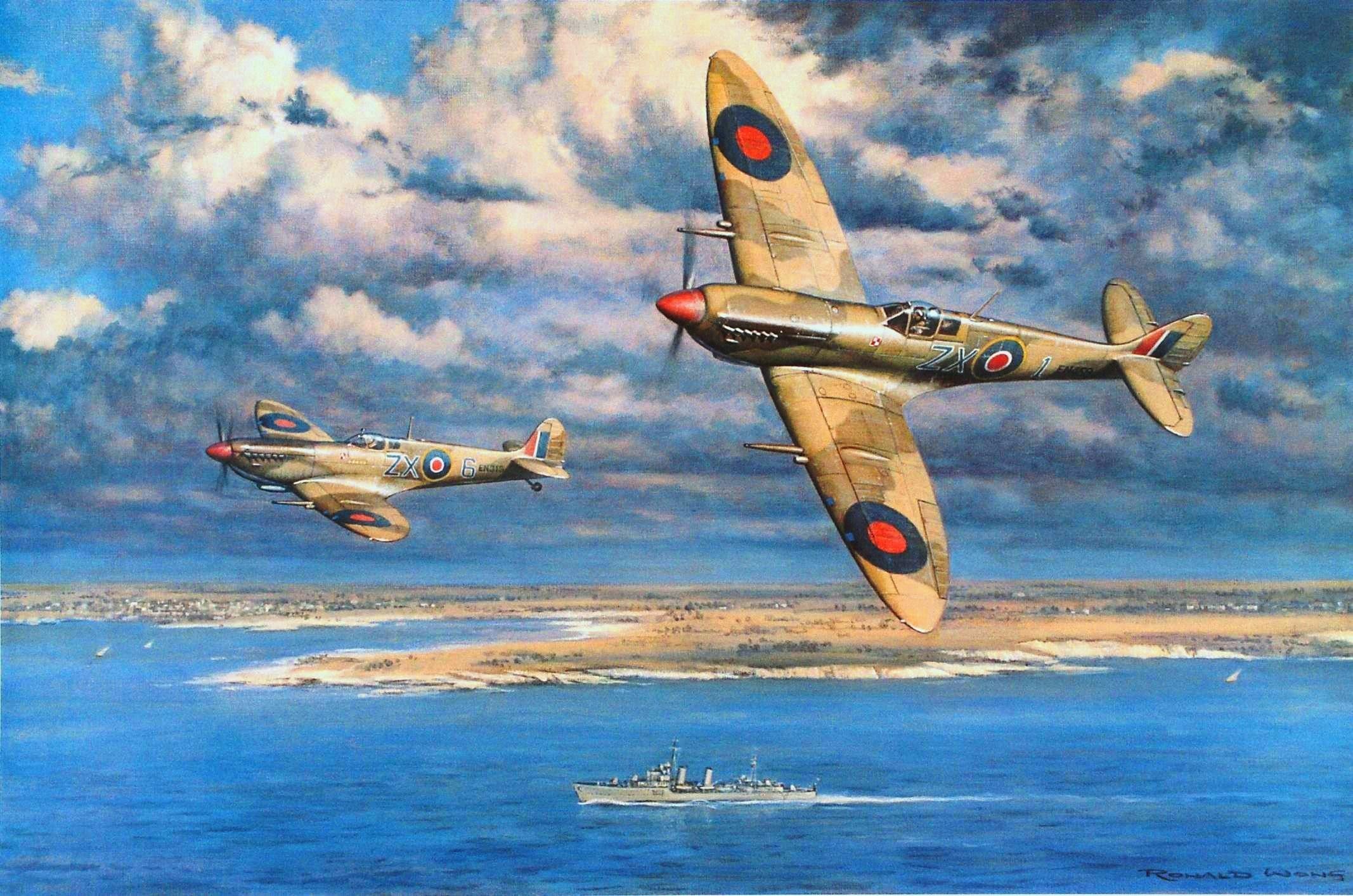 Supermarine Spitfire North Africa , HD Wallpaper & Backgrounds
