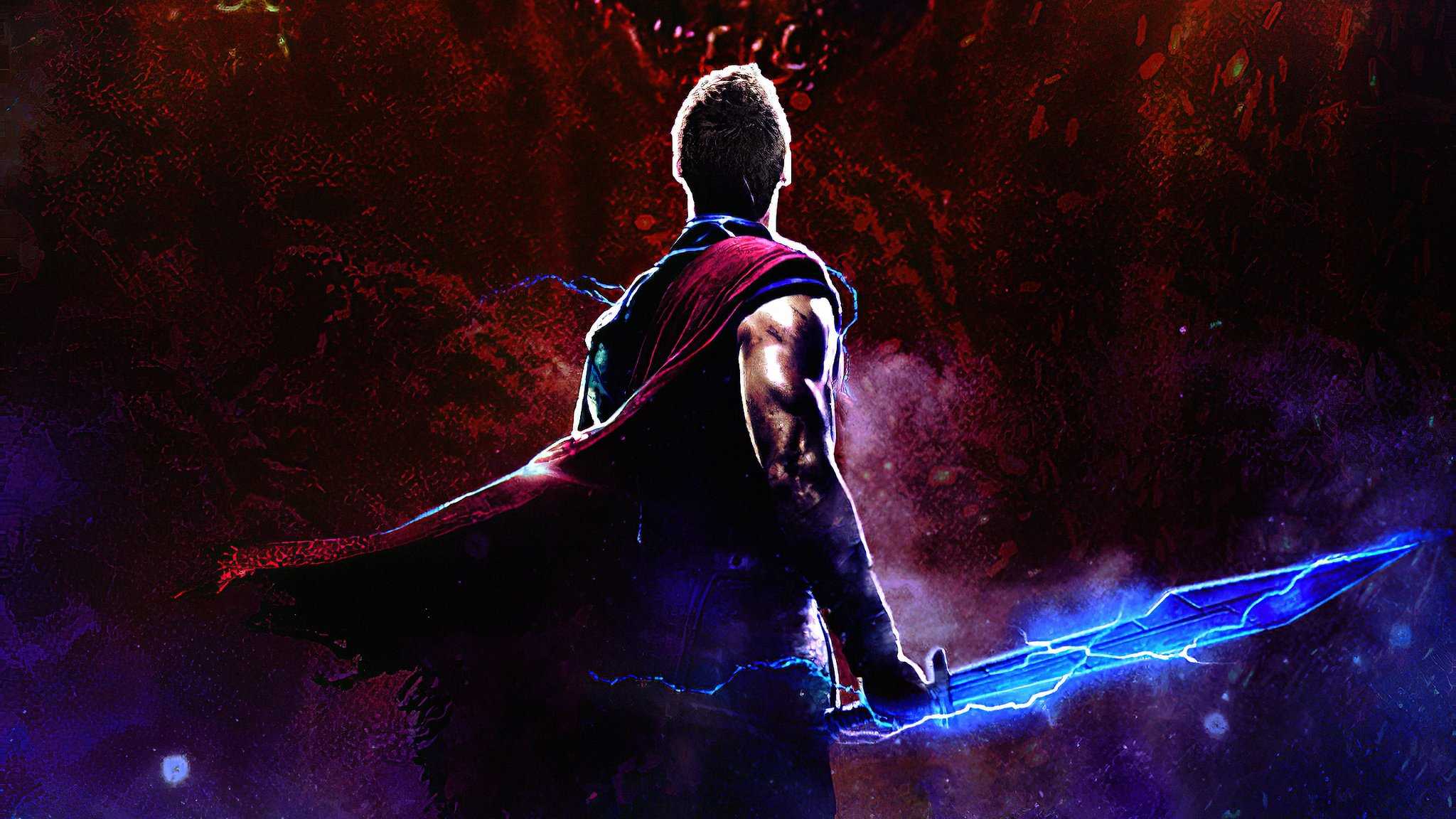 Thor Sword, Thor, Hd, Superheroes, Artwork, Digital , HD Wallpaper & Backgrounds