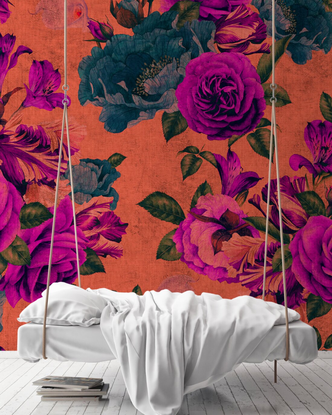 Kathrin Und Mark Patel Photo Wallpaper Spanish Rose - Floral Pattern , HD Wallpaper & Backgrounds