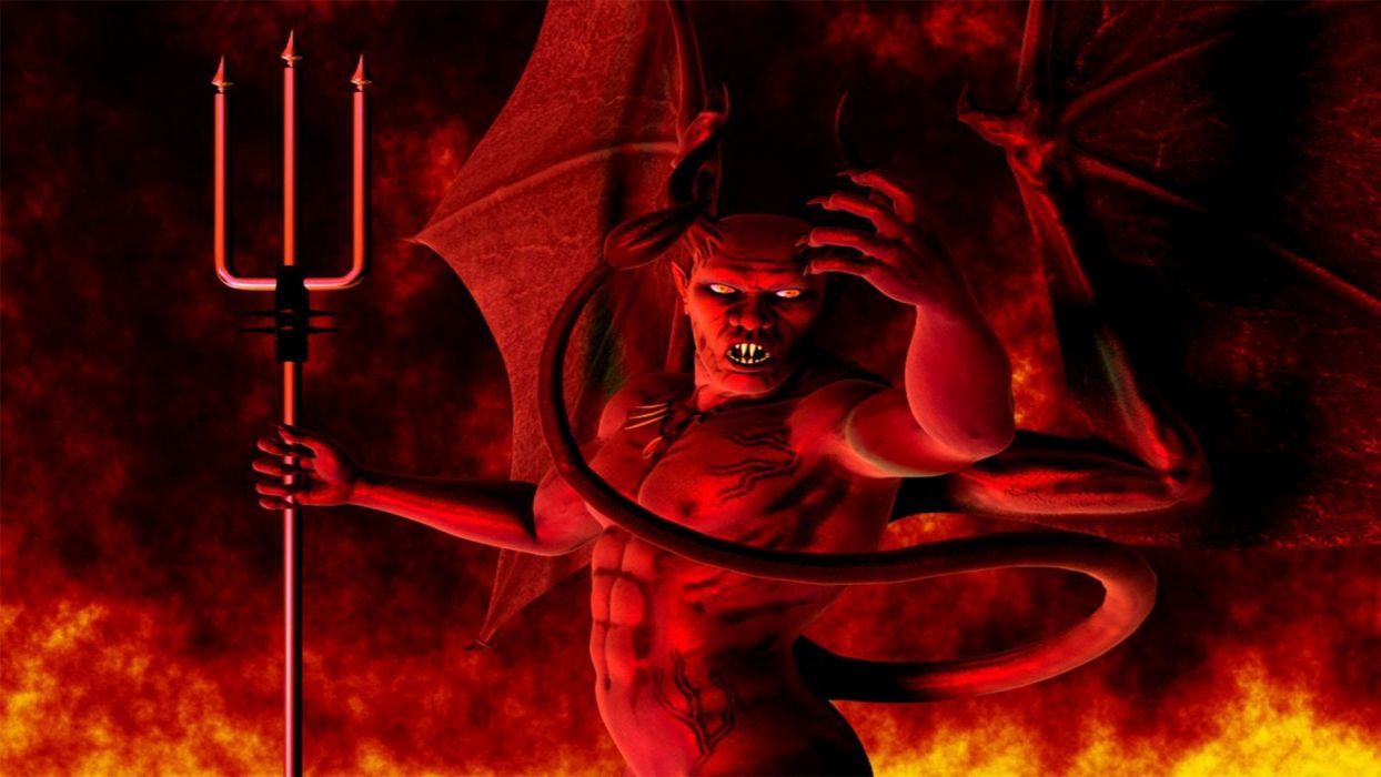 Dark Evil Occult Satanic Satan Demon Wallpaper - Lucifer Satan (#3022292) - HD  Wallpaper \u0026 Backgrounds Download, image size:1244x700