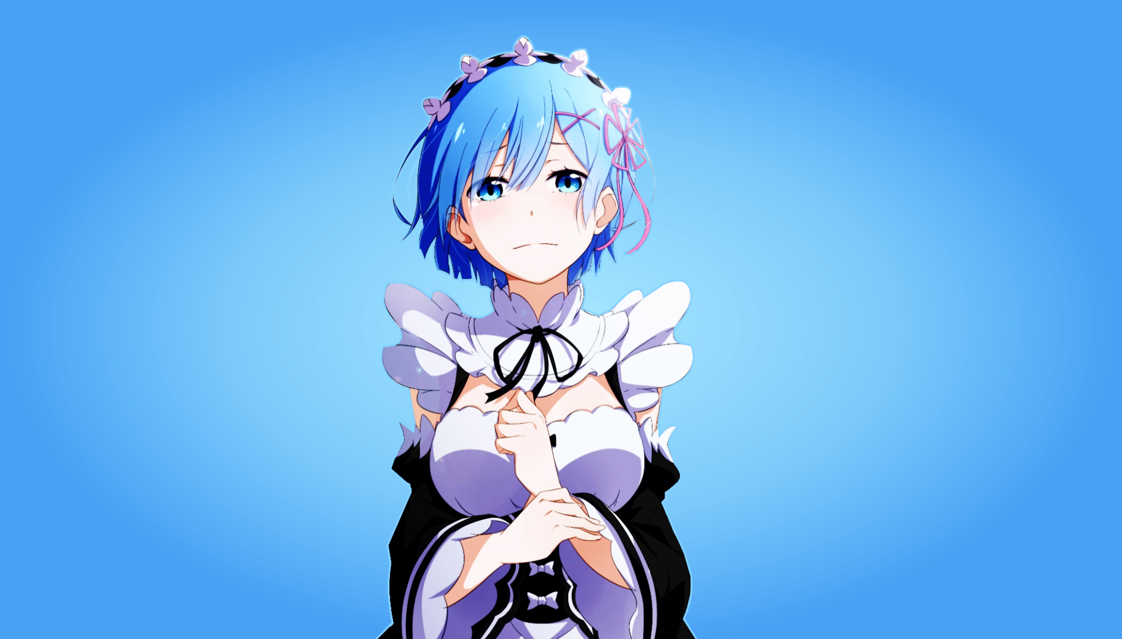 Zero Kara Hajimeru Isekai Seikatsu, #rem , Wallpaper - Rem Re Zero Wallpaper Hd , HD Wallpaper & Backgrounds