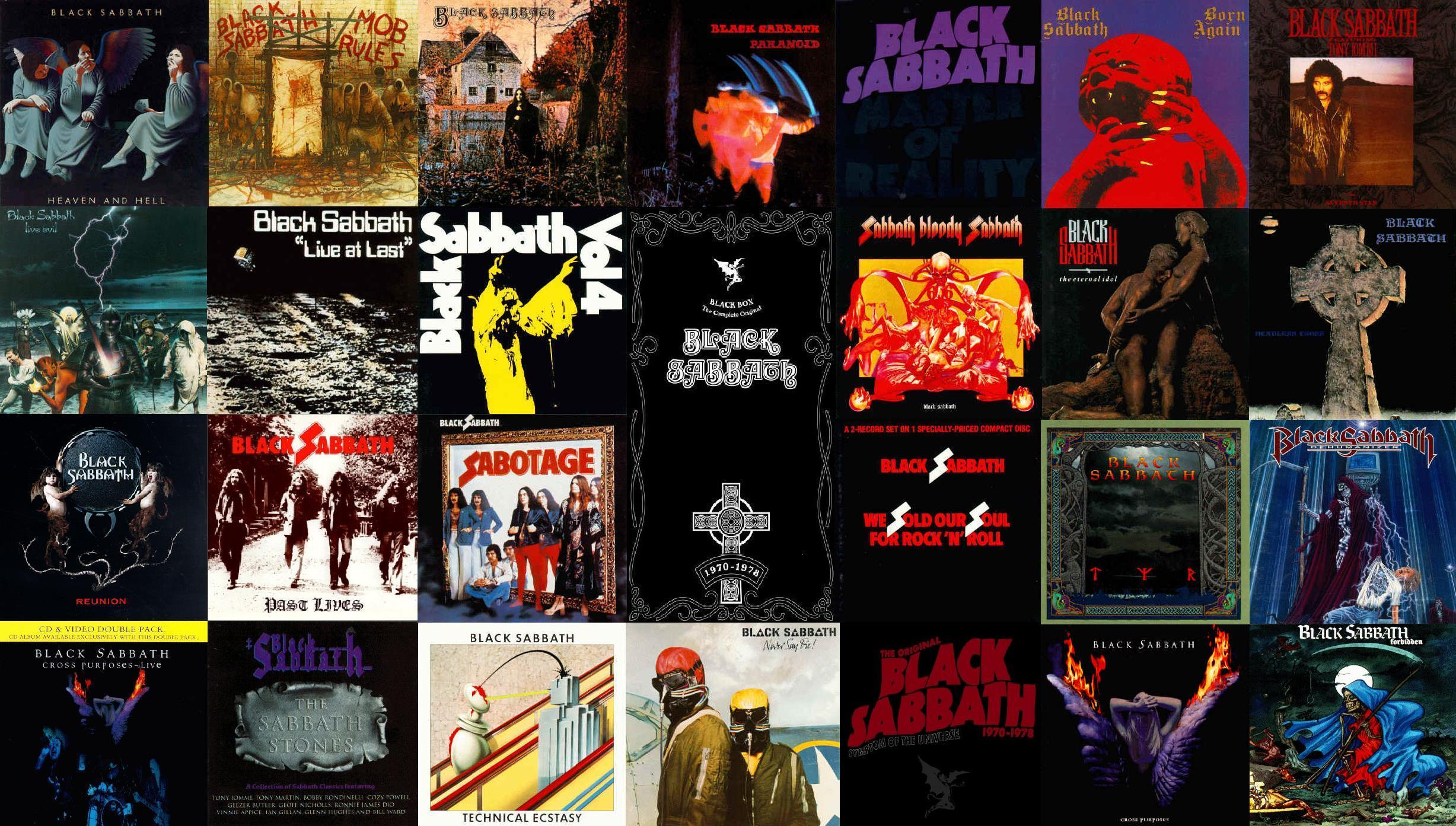 Black Sabbath Heavy Metal Jw - Black Sabbath All Albums , HD Wallpaper & Backgrounds
