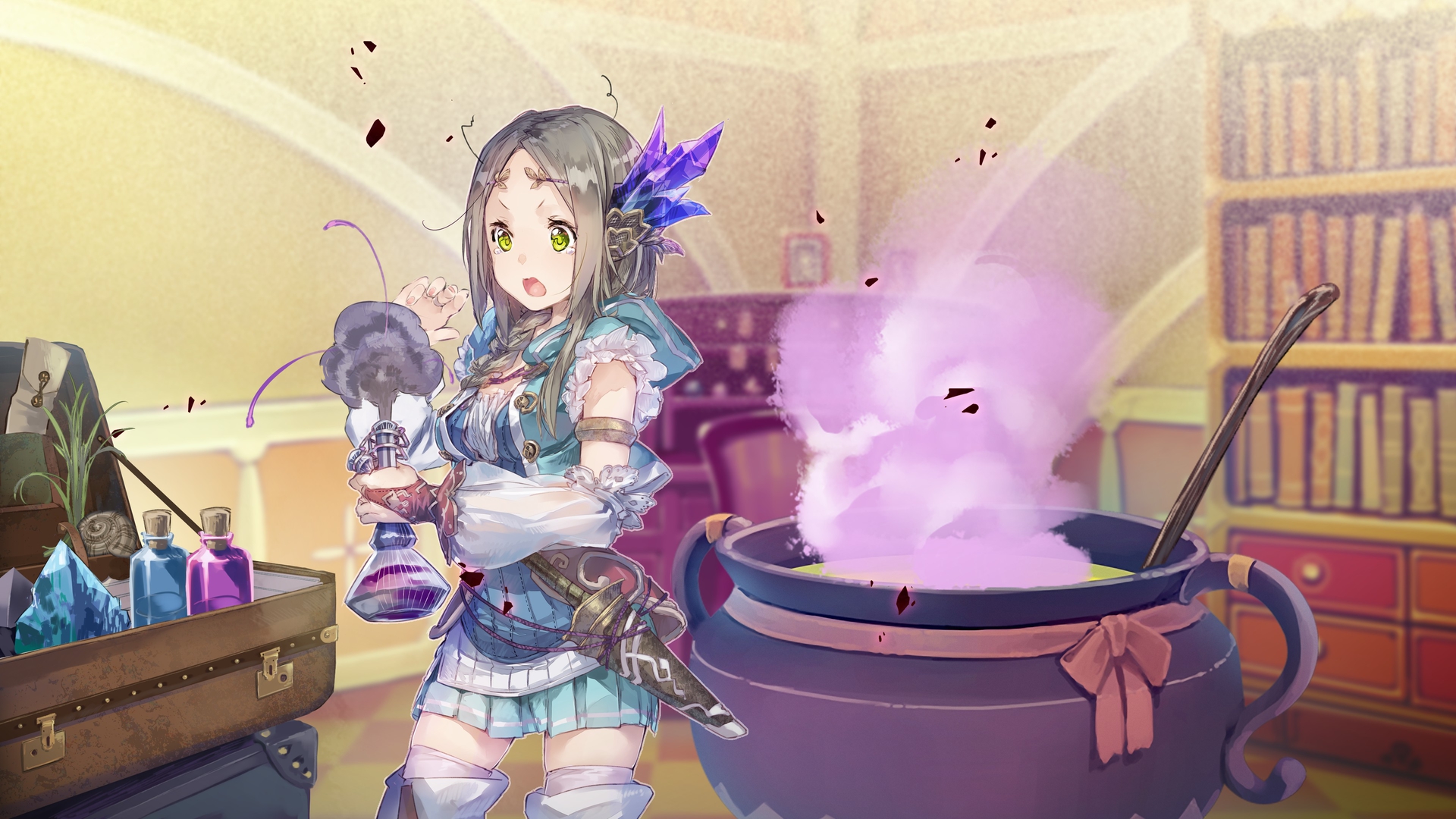 Atelier Firis The Alchemist And The Myterious Journey , HD Wallpaper & Backgrounds