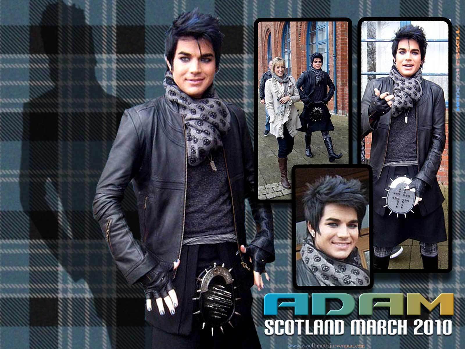 Adam Scotland Wallpaper - Adam Lambert , HD Wallpaper & Backgrounds