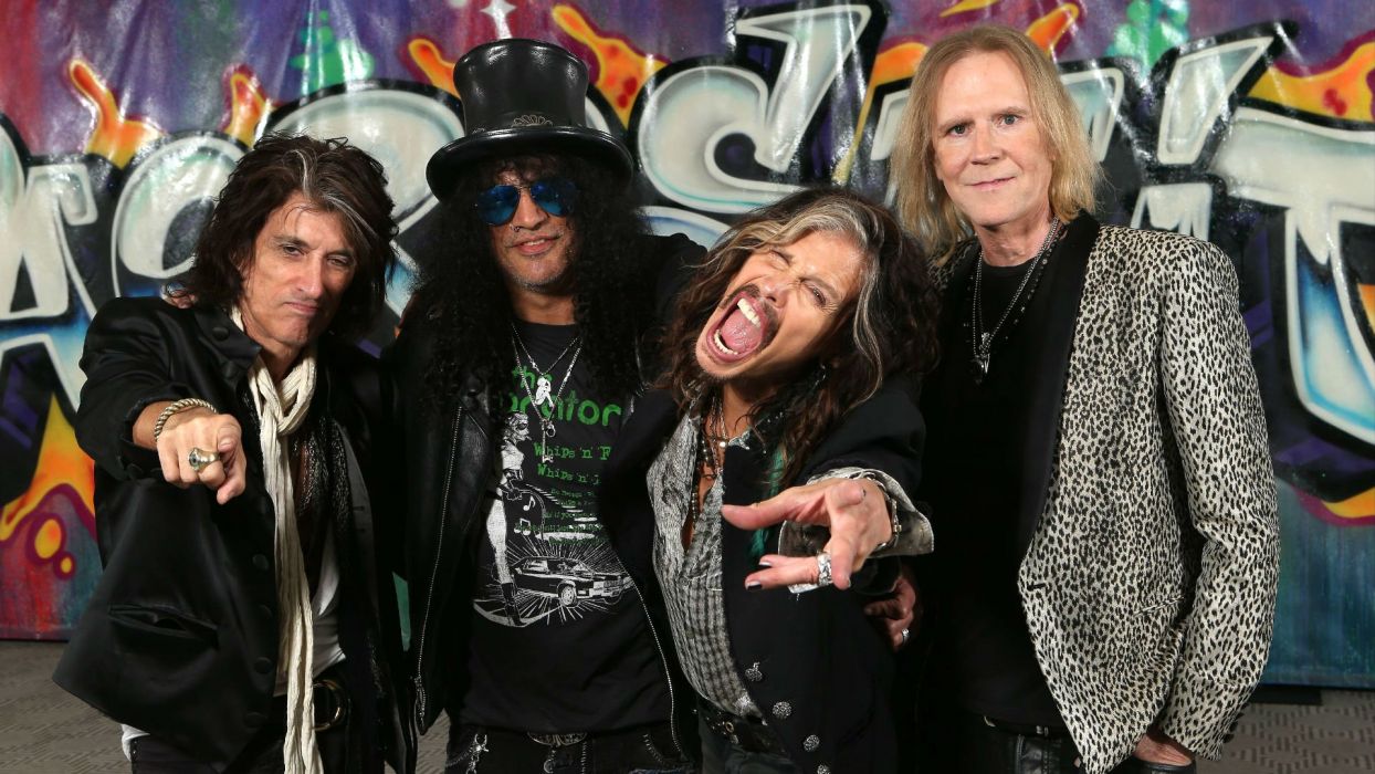 Aerosmith Hard Rock Glam Heavy Metal Glam Guitar Concert - Aerosmith , HD Wallpaper & Backgrounds