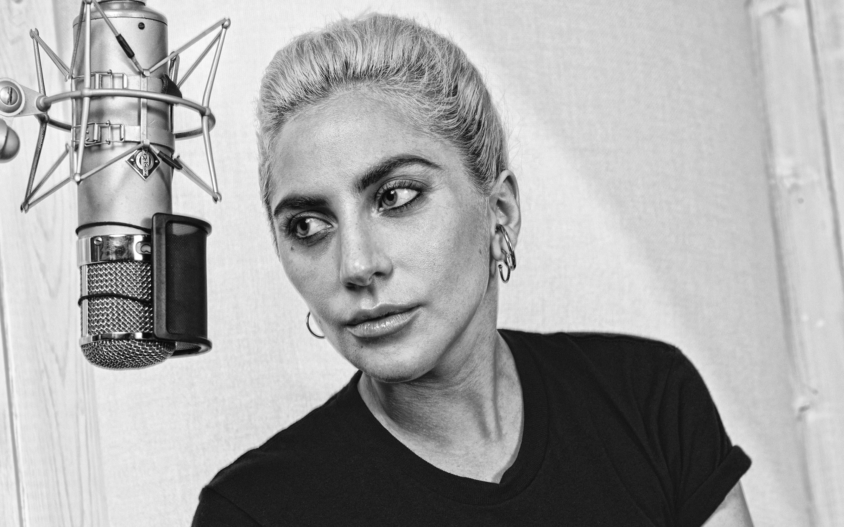 Lady Gaga, Portrait, American Singer, Photoshoot, Monochrome, - Klarna Lady Gaga , HD Wallpaper & Backgrounds