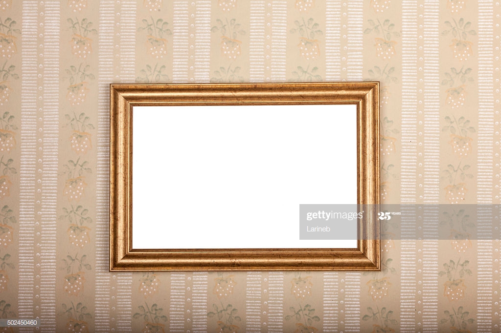 Empty Photo Frame On The Background Of Old Home Wallpaper - Picture Frame , HD Wallpaper & Backgrounds