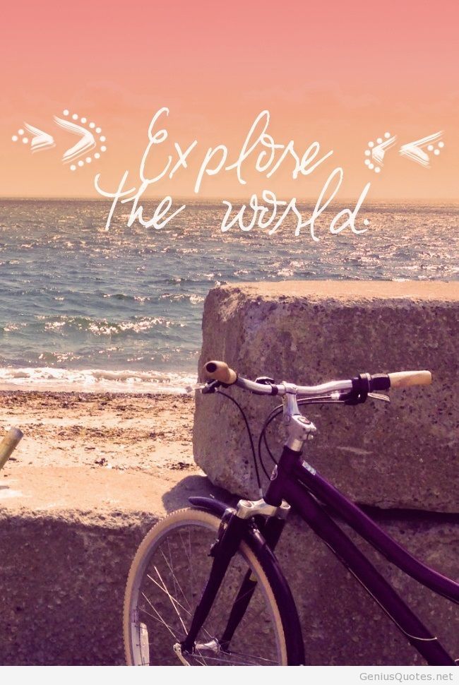 Explore Summer World Sayings Hd Wallpaper Quote Genius - Explore The World , HD Wallpaper & Backgrounds