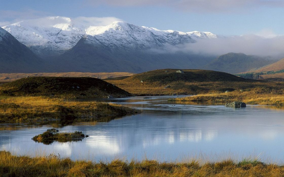 Landscapes Nature Scotland Wallpaper - Rannoch Moor , HD Wallpaper & Backgrounds