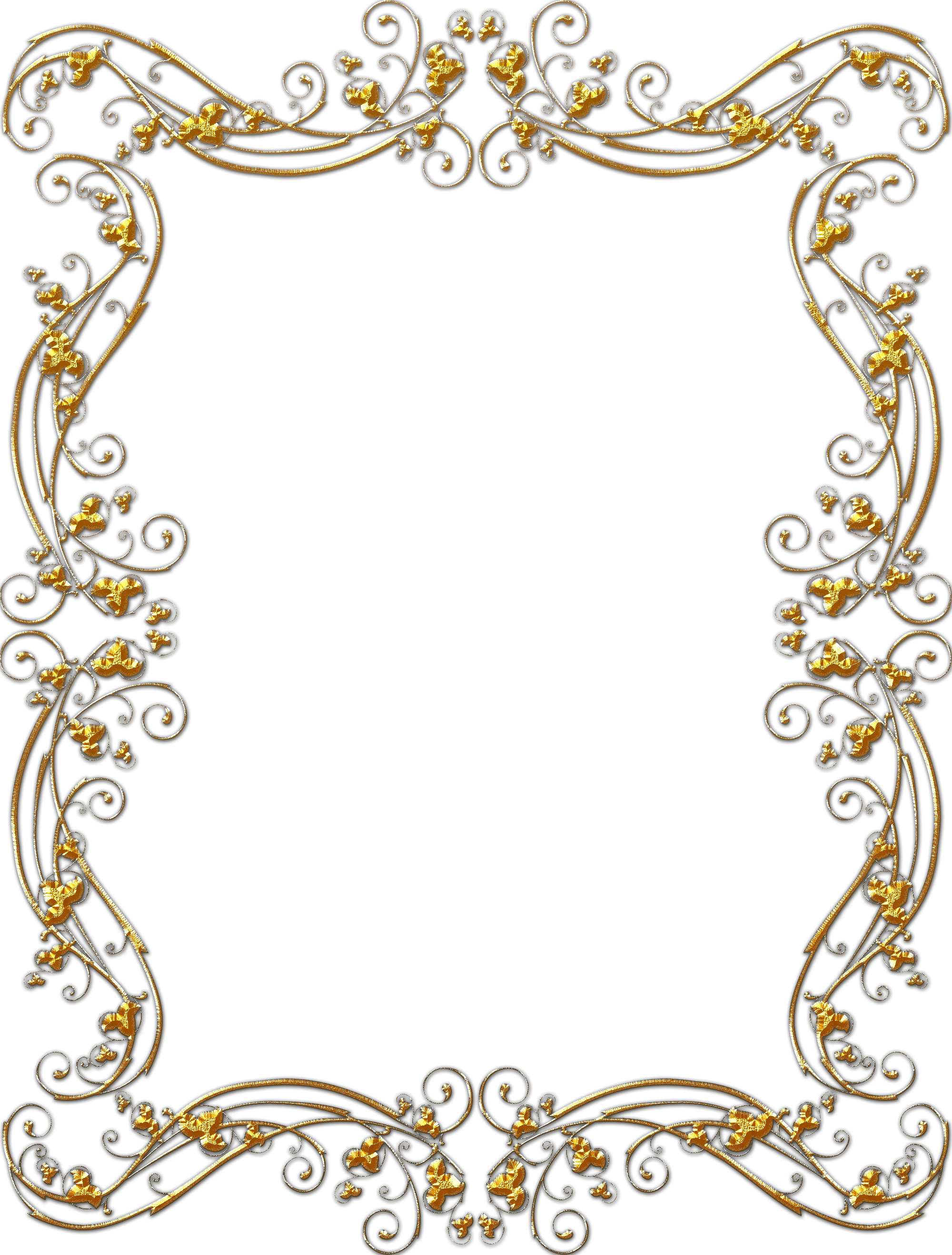 Gold Frame Wallpaper For Iphone - Elegant Png Flower Frame , HD Wallpaper & Backgrounds