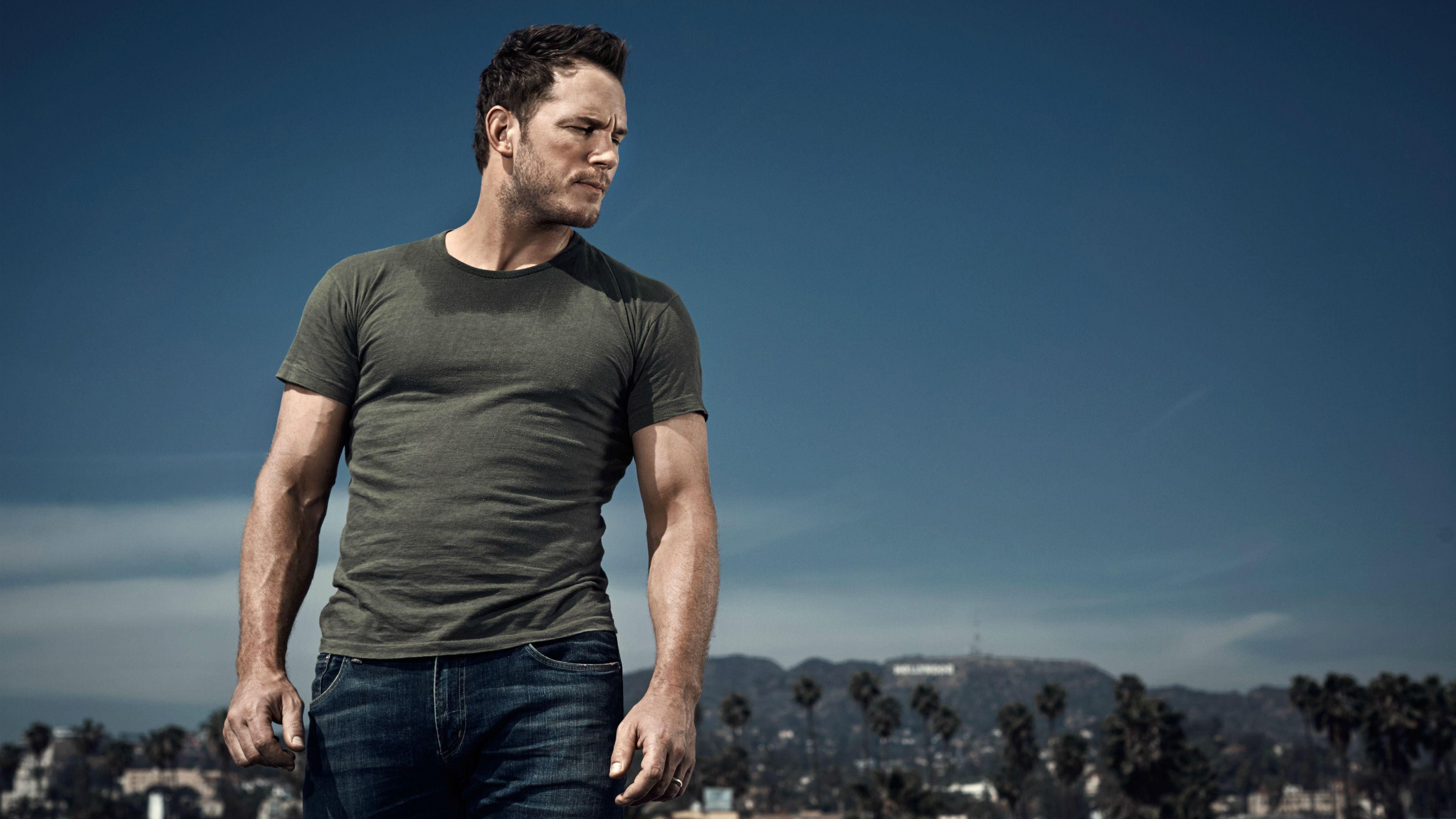 Popular Hollywood Cinema Stars And Actors Wallpapers - Chris Pratt Body Muscle , HD Wallpaper & Backgrounds