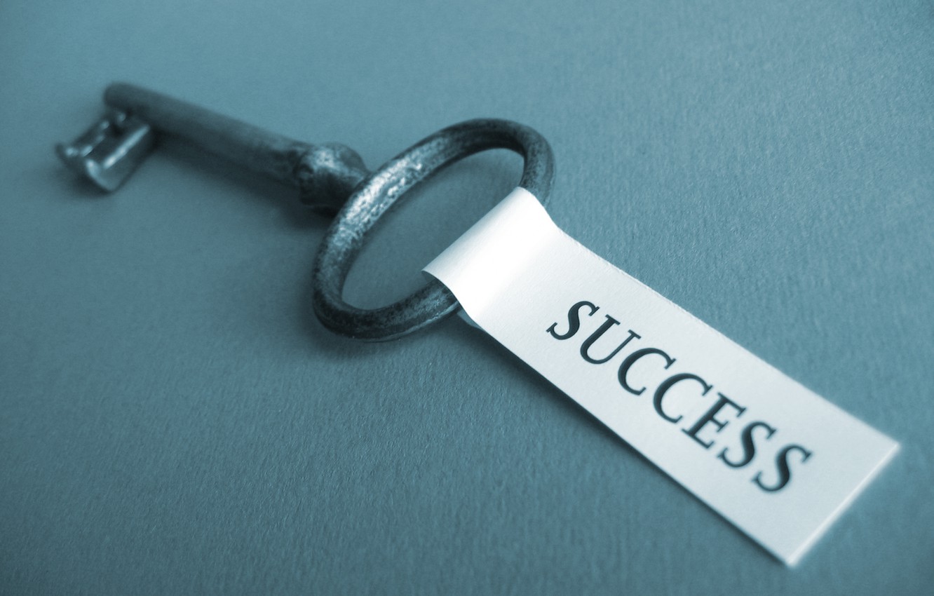 Photo Wallpaper The Inscription, Key, The Word, Success - Success Theme For Powerpoint Presentation , HD Wallpaper & Backgrounds