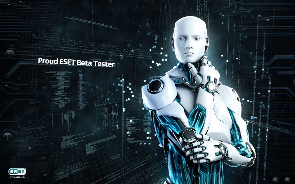 Robots Technology Bot Modern Think Eset Softwares Wallpaper - Thank You For Your Attention Robots , HD Wallpaper & Backgrounds