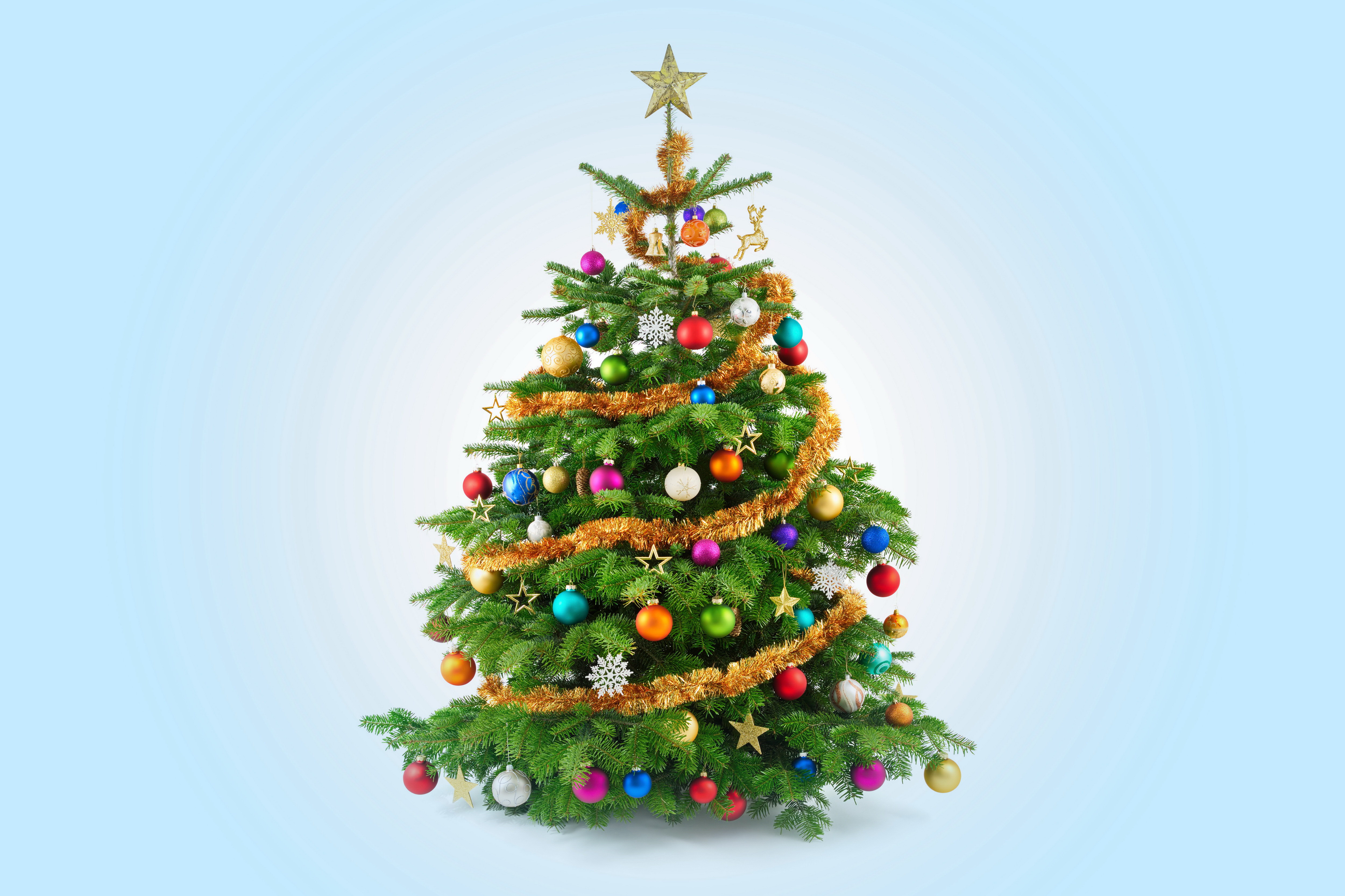 Desktop Wallpapers Free Christmas Tree - Children's Christmas Tree , HD Wallpaper & Backgrounds