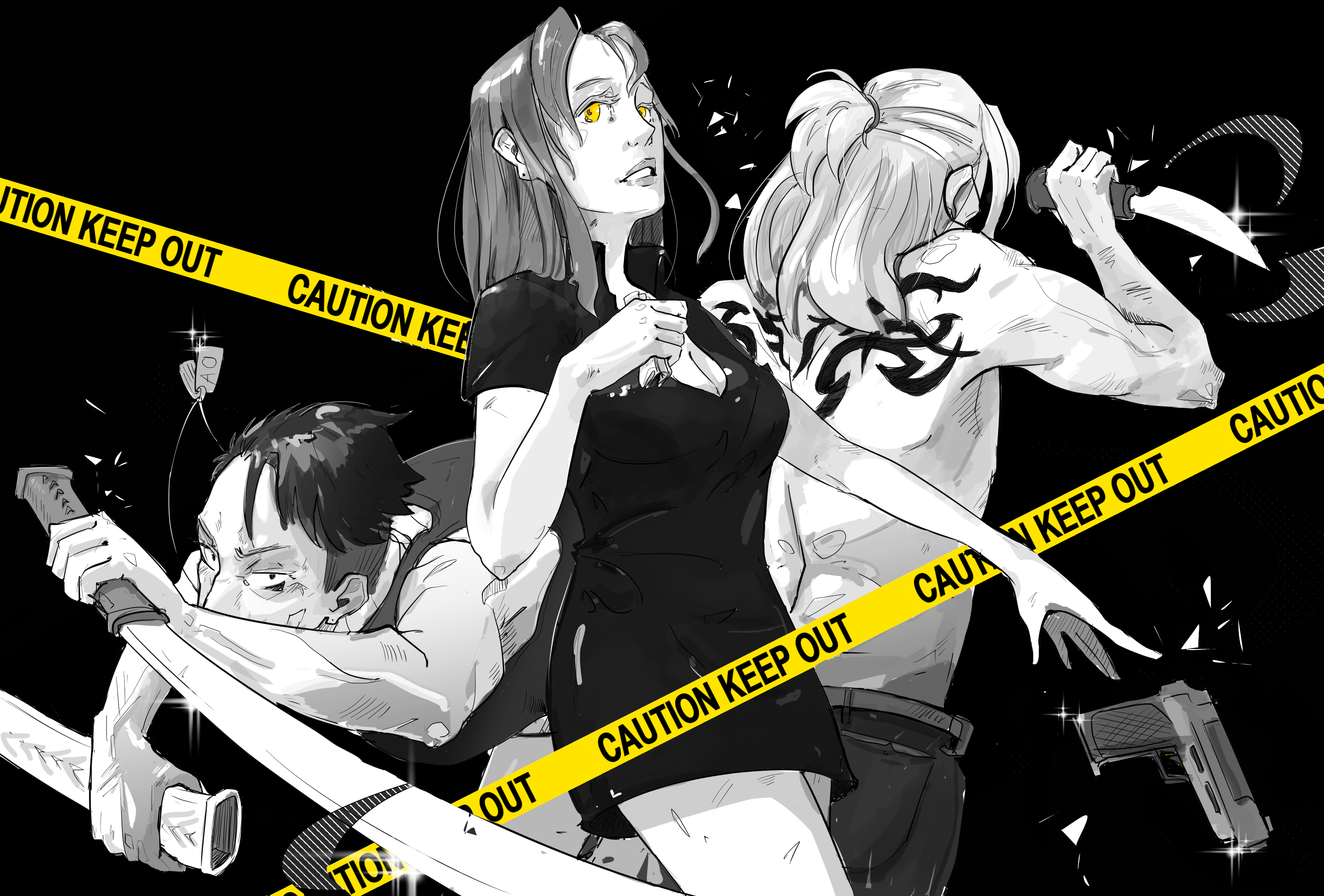 Gangsta Anime , HD Wallpaper & Backgrounds