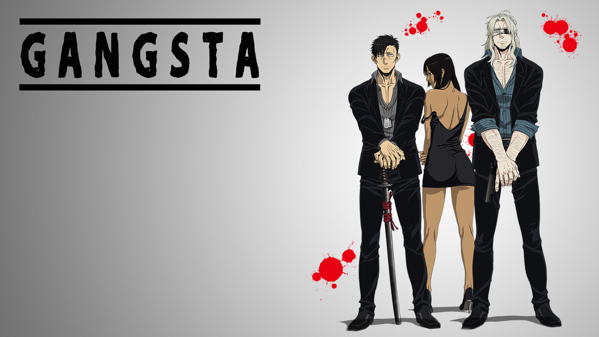 Wallpaper Id - Gangsta Anime , HD Wallpaper & Backgrounds