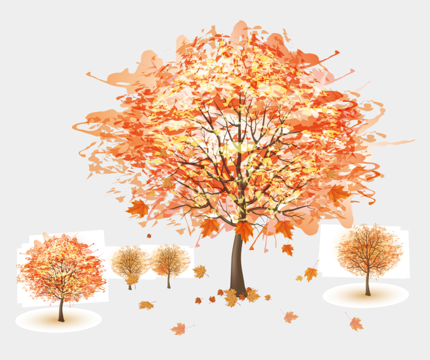 Autumn Clipart Free, Cartoons - Autumn Tree Background Ppt , HD Wallpaper & Backgrounds