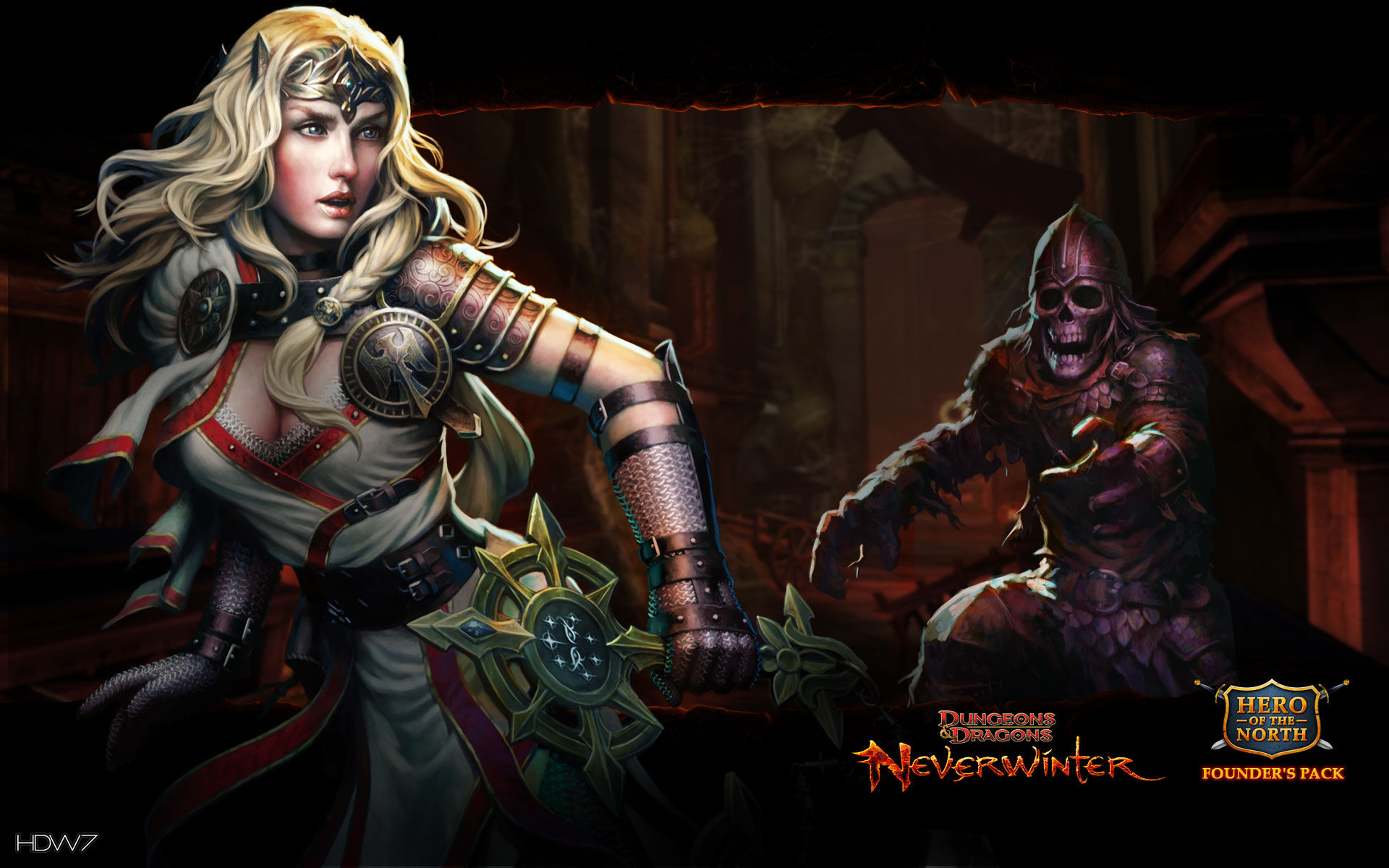 Dungeons And Dragons Neverwinter Devoted Cleric Widescreen - Neverwinter Ps4 , HD Wallpaper & Backgrounds