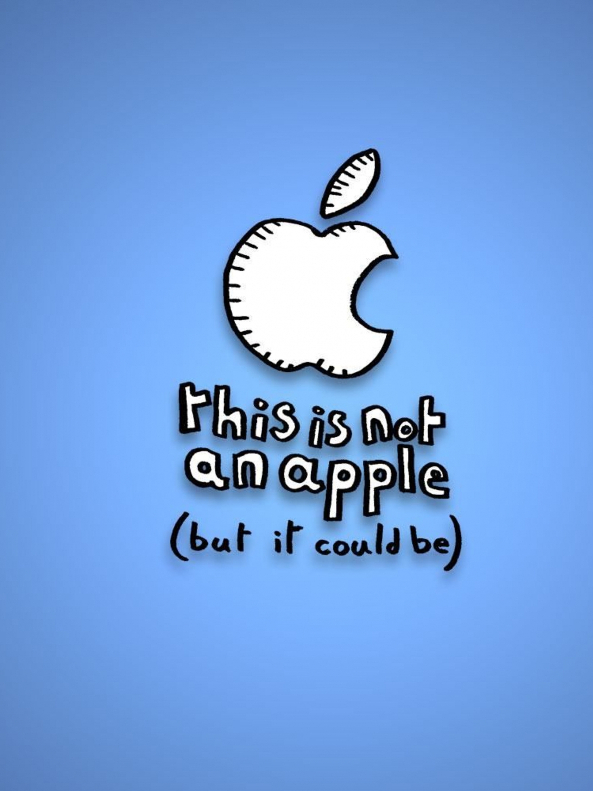 Funny Apple Message Hd Wallpaper - Graphic Design , HD Wallpaper & Backgrounds