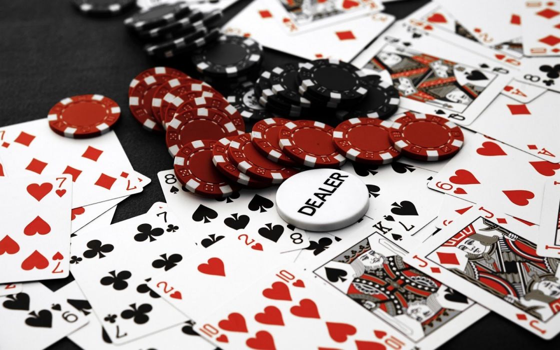 Gambling Poker Wallpaper - Poker Background , HD Wallpaper & Backgrounds