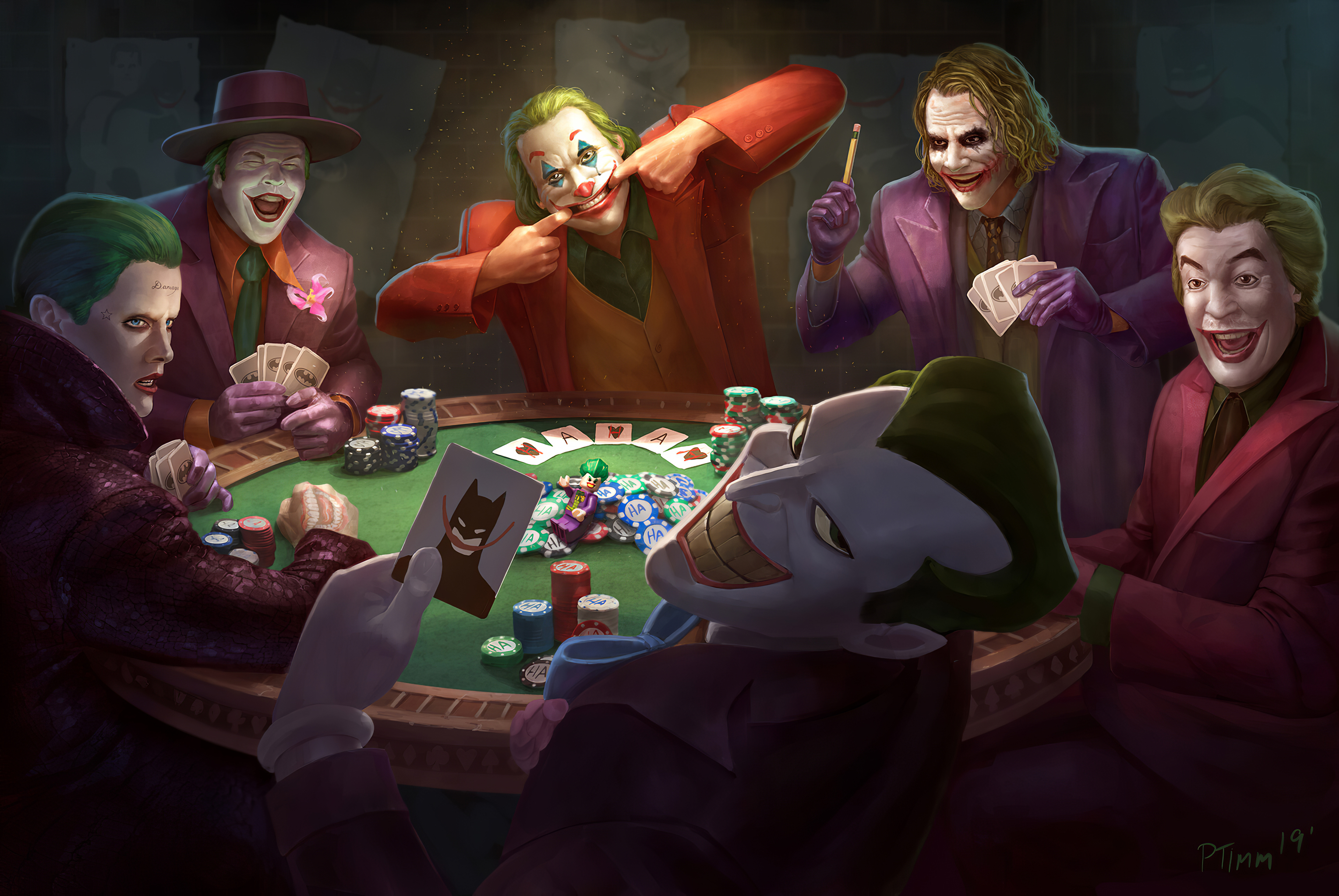 All The Jokers Poster , HD Wallpaper & Backgrounds