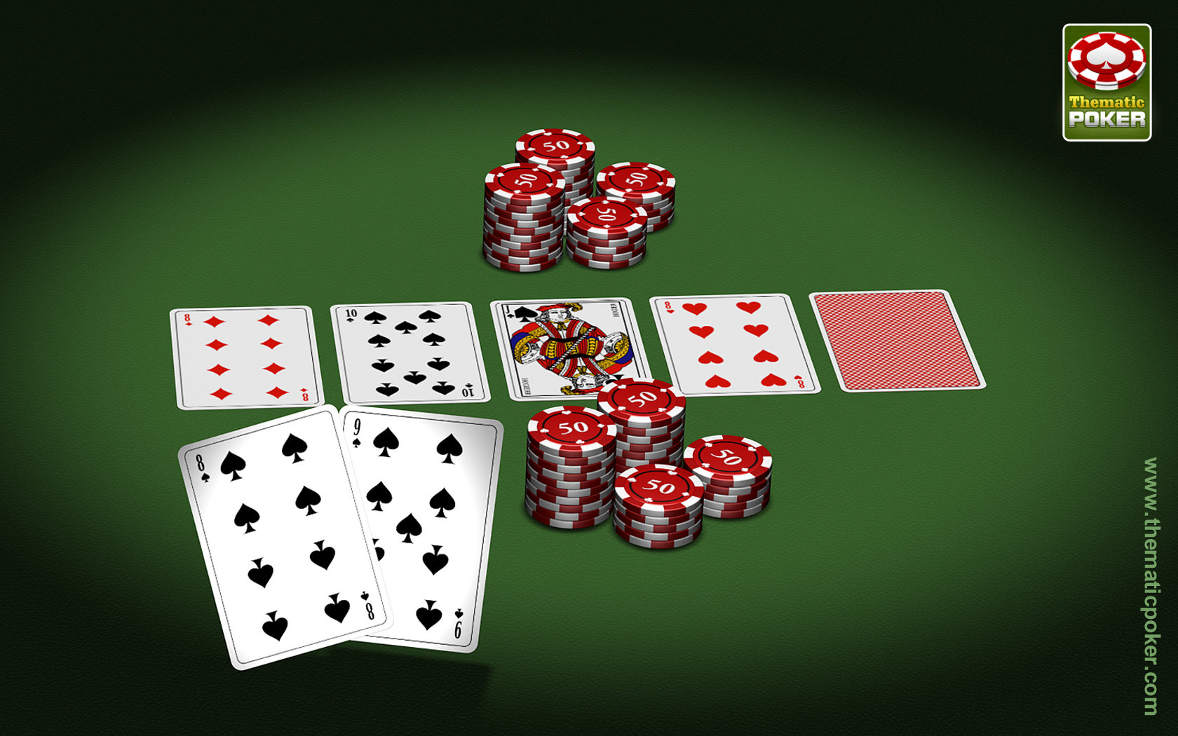 Free Poker High Quality Wallpaper Id - Texas Holdem Poker Background Fhd , HD Wallpaper & Backgrounds