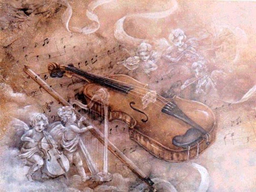 Violin - Violin Art , HD Wallpaper & Backgrounds