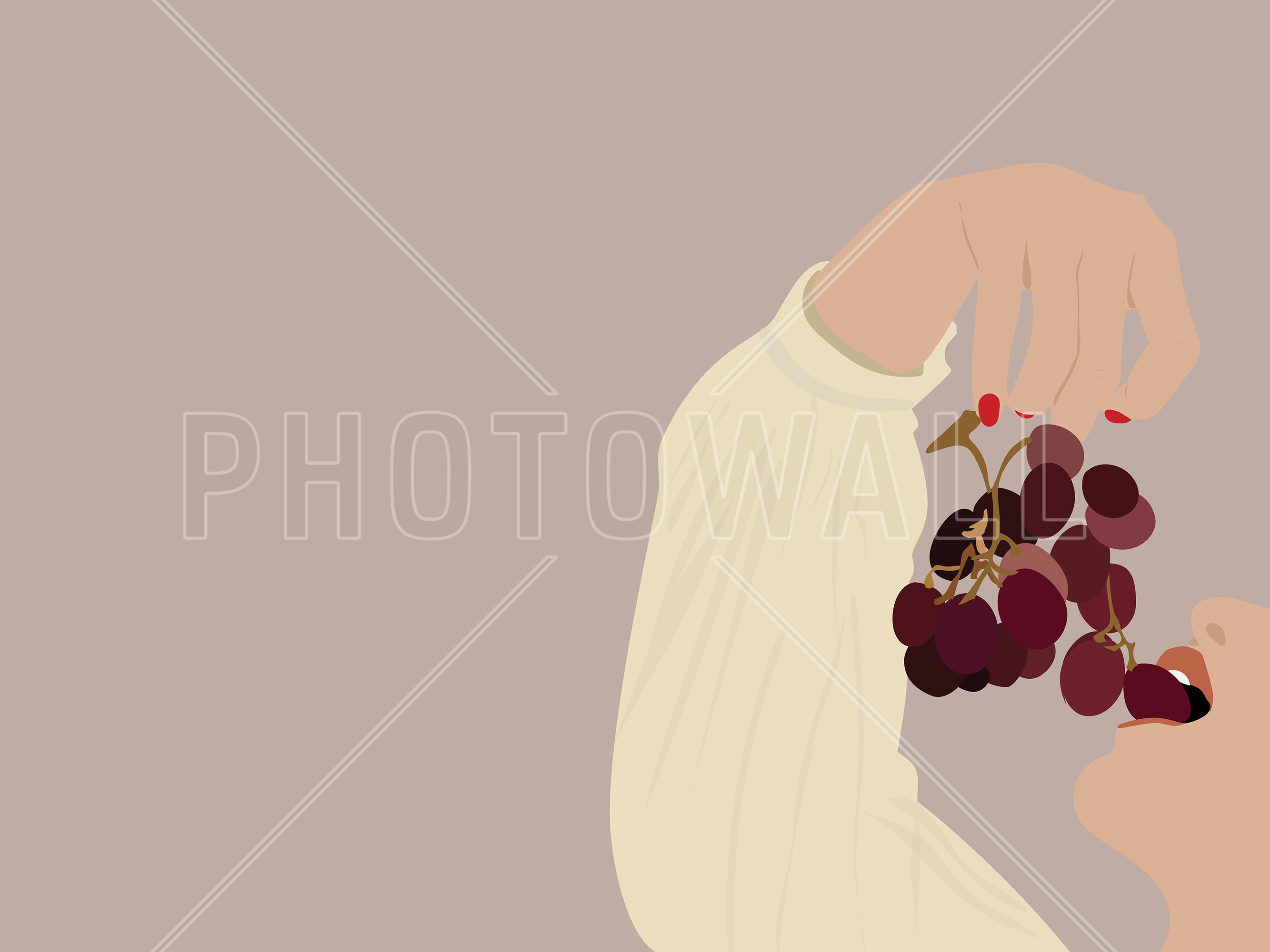Grapes - Wallpaper - Illustration (#3031668) - HD Wallpaper