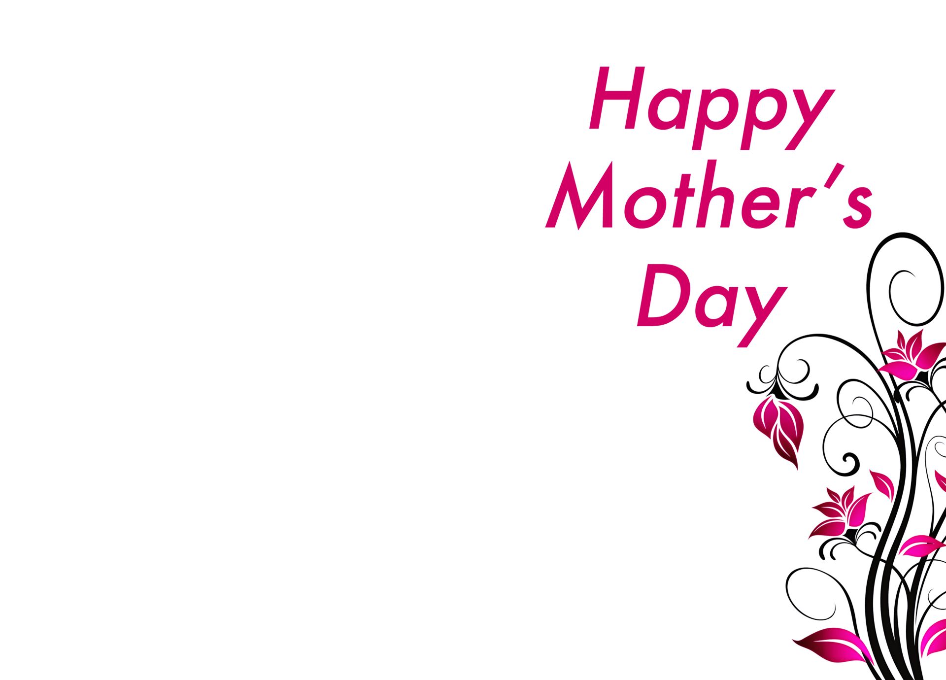 Mothers Day Wallpapers - Happy Mothers Day Blank Card , HD Wallpaper & Backgrounds