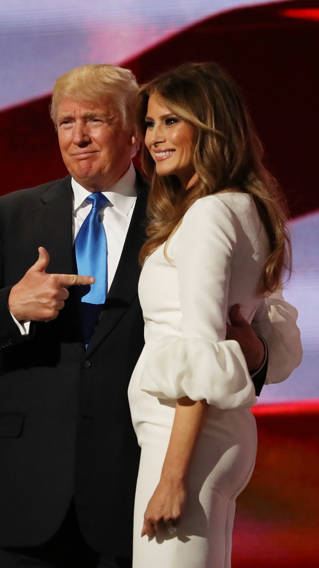 Melania Trump, First Lady, Donald Trump, Us President - Funny Donald Trump Wife , HD Wallpaper & Backgrounds