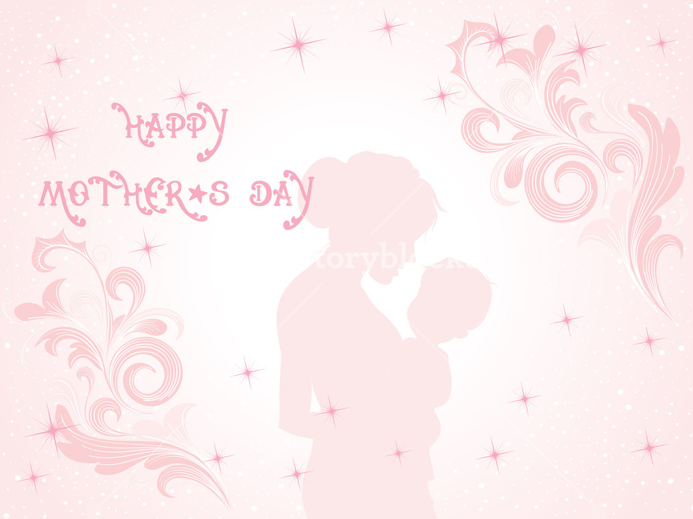 Vector Wallpaper For Mothers Day - Scroll Tattoos , HD Wallpaper & Backgrounds