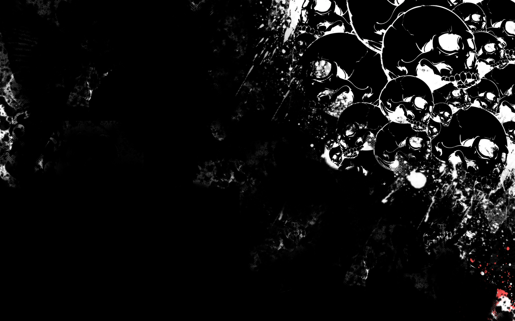 Dark - Skull Wallpaper , HD Wallpaper & Backgrounds