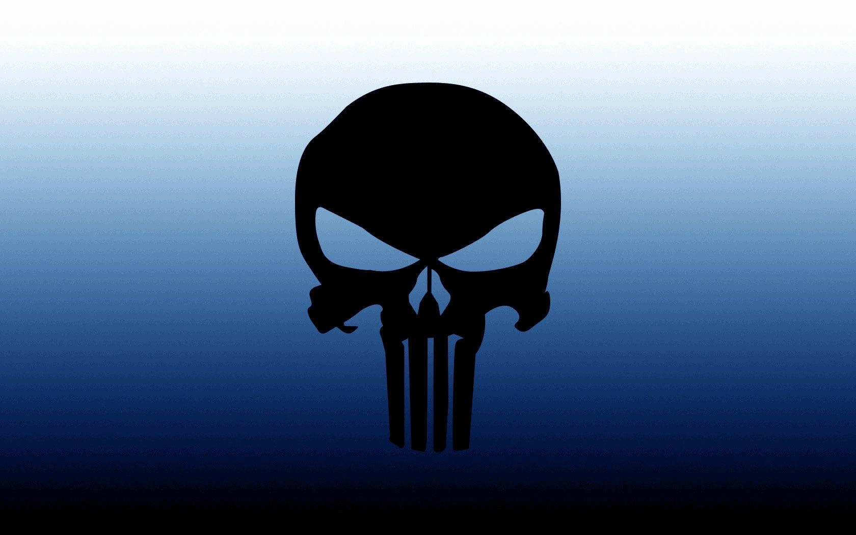 Blue And Black Skull , HD Wallpaper & Backgrounds